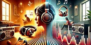 Personal audio choices of high quality earbuds vs headphones