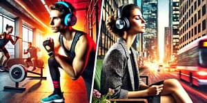 Two contrasting lifestyles that make how to choose headphones important