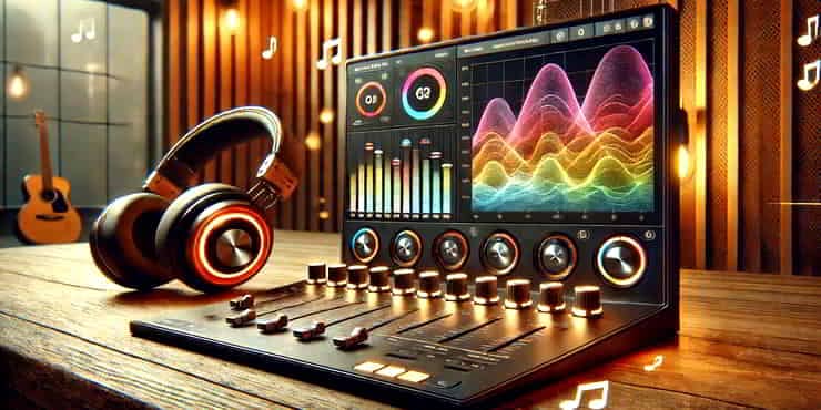 Audio equalizer interface - get the best sound out of your headphones